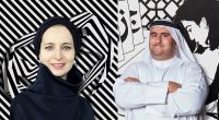 Emirati artist Abdulla Lutfi and Turkish creator Zeynep Çilek Çimen.