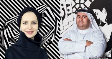 Emirati artist Abdulla Lutfi and Turkish creator Zeynep Çilek Çimen.